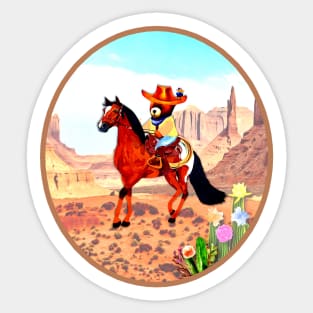 Horse Riding Sticker